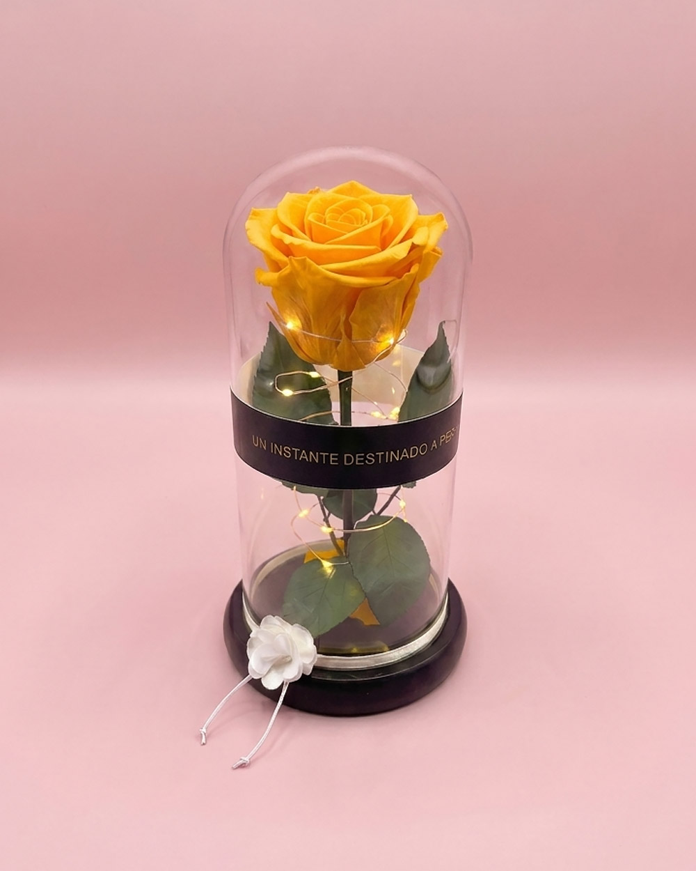 rosa-amarillo-preservada-eterna-lima-peru-flores-amarillas Rosa Encantada Lumiere - Imagen 8