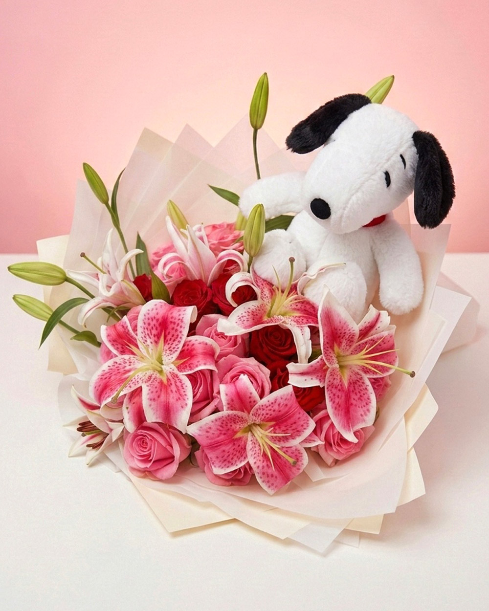 lirios rosas.jpg Snoopy Love Bloom - Imagen 1